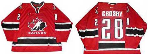 Sidney Crosby Canada Jersey