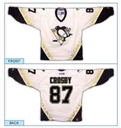 Sidney Crosby White Pens Jersey